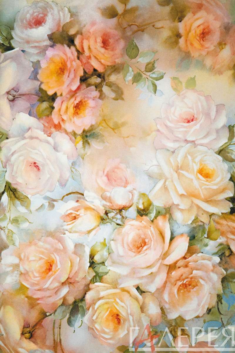 цветы, растения, розы, картина из роз, нарисованные розы